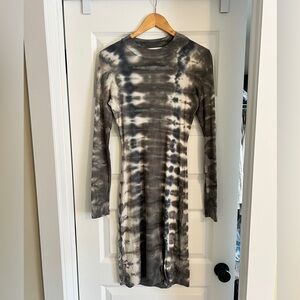 Young Fabulous & Broke Tie Die Long Sleeve Dress